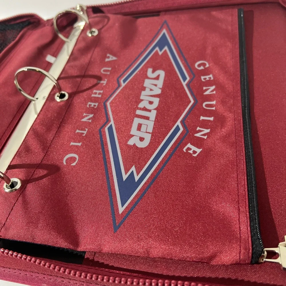 Vintage Starter Zip-up Agenda Binder Organizer W/ Pencil‎ Pouch Brand new